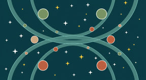 Detailed space galaxy mural wallpaper design pattern with planets and stars by Kids-Mundo