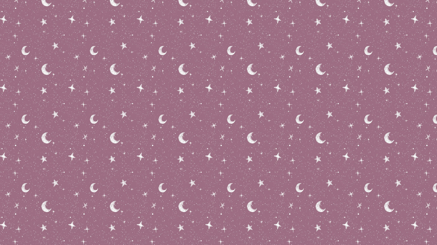 Detailed purple starry sky mural wallpaper design pattern with moons and stars by Kids-Mundo
