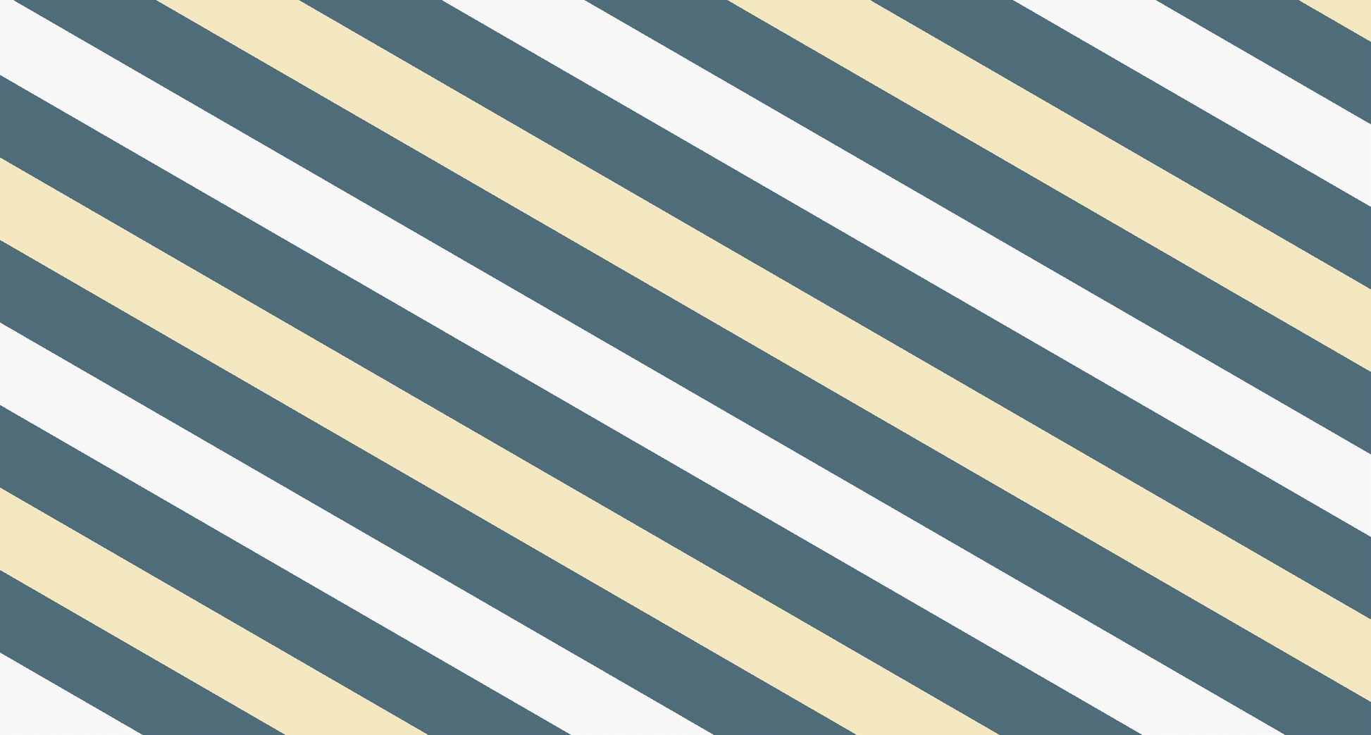 Kids-Mundo teal and cream wall mural flat artwork showing bold diagonal stripe pattern