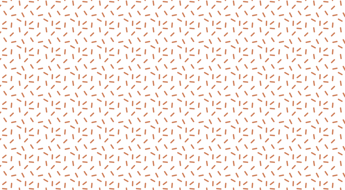 Terracotta Confetti Dash Wall Mural