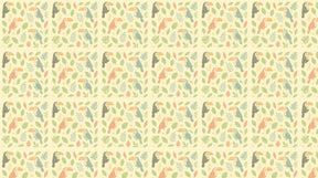 Detailed tropical toucan mural wallpaper design pattern with lush greenery by Kids-Mundo