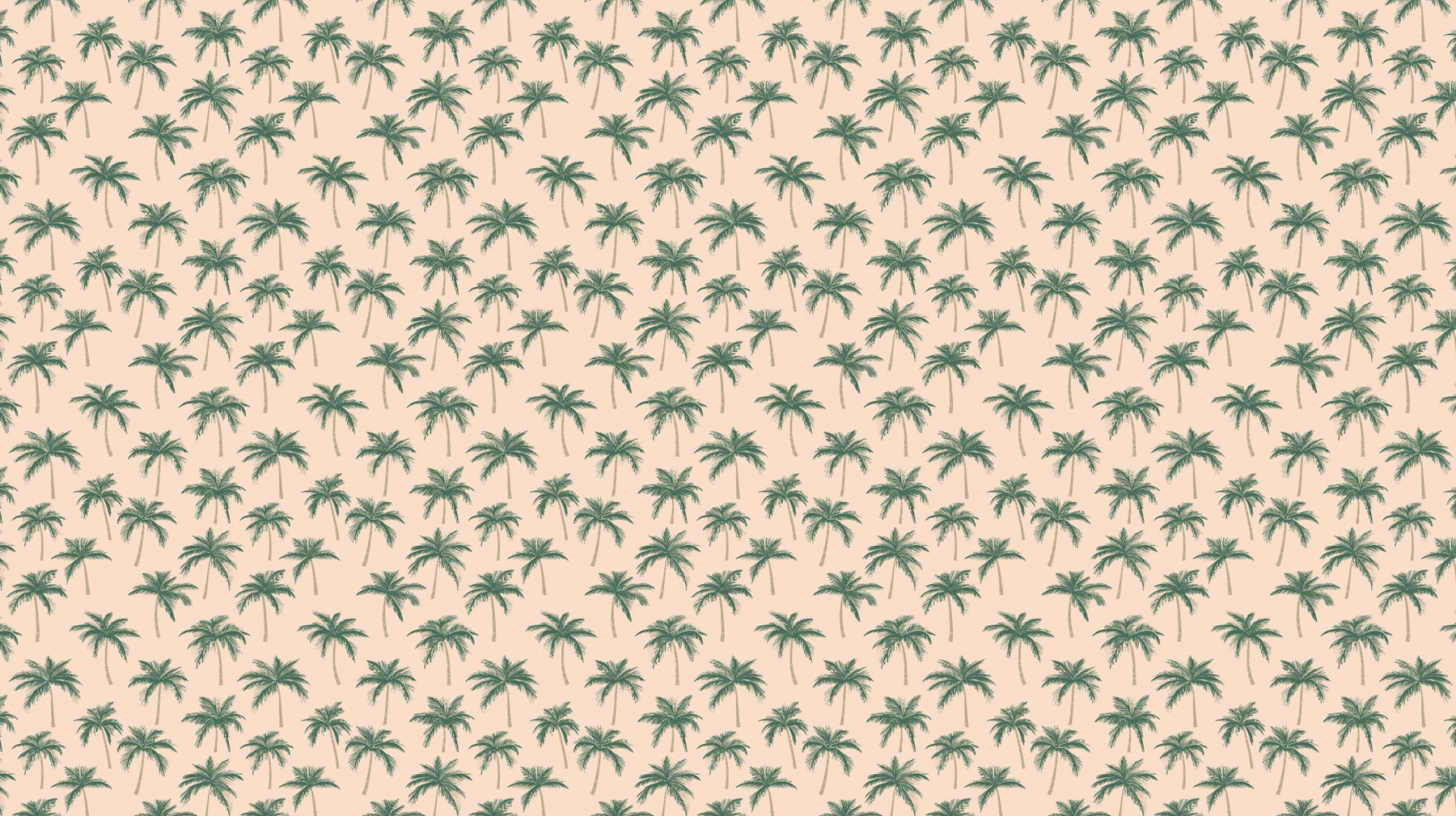 Detailed tropical palm tree mural wallpaper design pattern on pastel background by Kids-Mundo