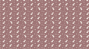 Detailed unicorn and hearts mural wallpaper design pattern on soft pink background by Kids-Mundo