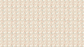Detailed unicorn mural wallpaper design pattern with hearts and pastel colors by Kids-Mundo