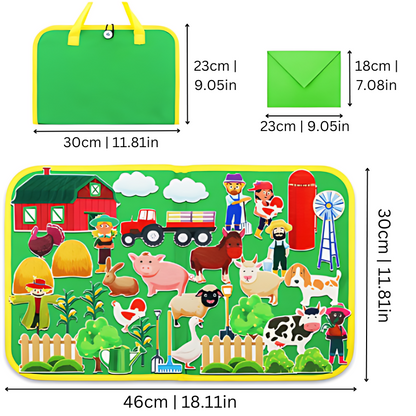 Portable Felt Storytelling Set | Inspires Creativity and Learning