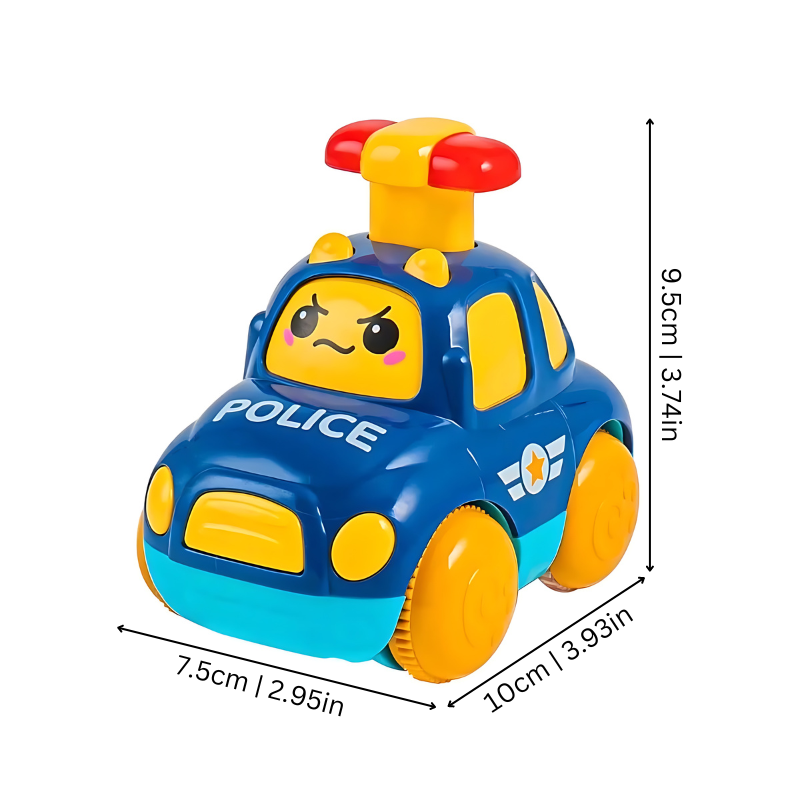 Interactive Push Car Toy | Enhances Motor Skills and Creativity