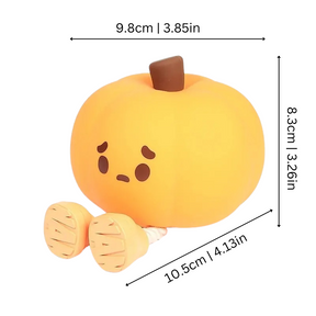 Pumpkin Night Light for Kids | Adjustable Brightness and Water-Resistant Design