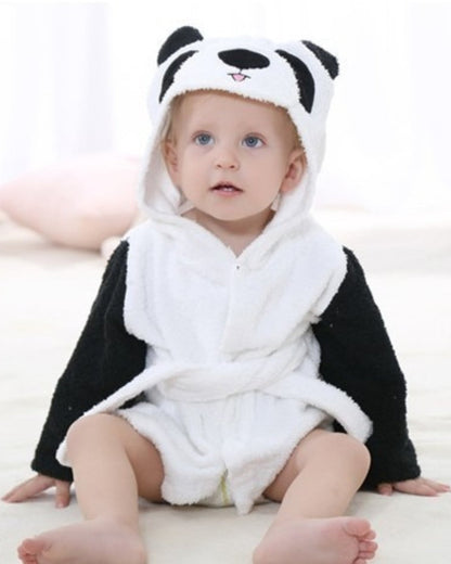 Cotton Baby Bathrobe | Soft, Cozy Panda Design