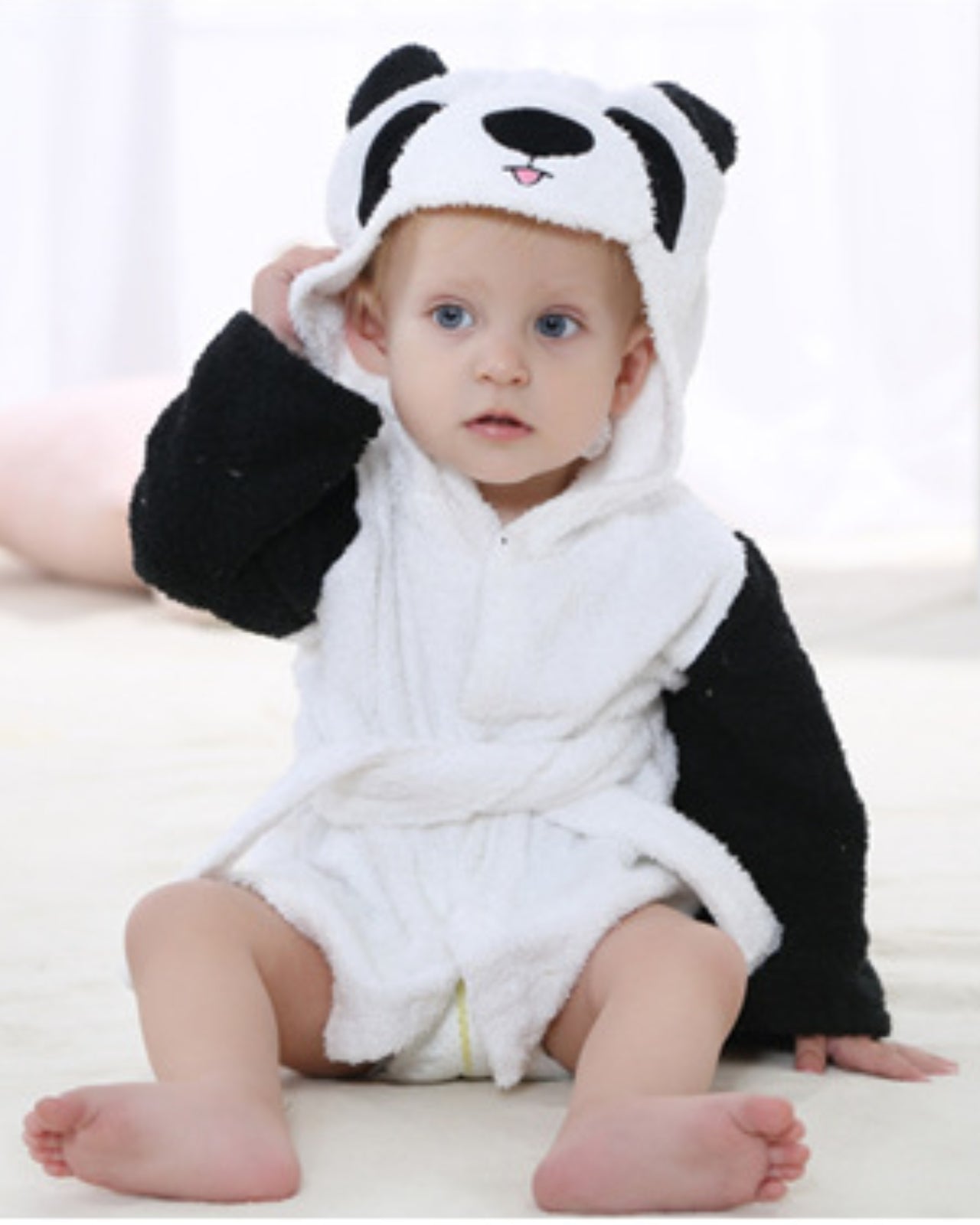 Cotton Baby Bathrobe | Soft, Cozy Panda Design