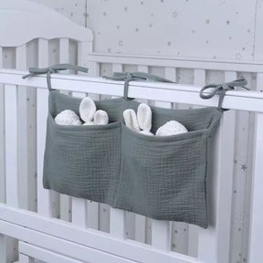 Baby Bed Storage Organizer | Soft, Breathable, Multi-Compartment Design
