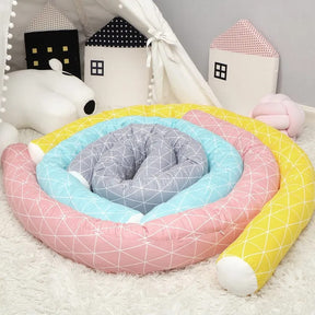 Baby Bed Bumper | Soft, Stylish, and Safe Design