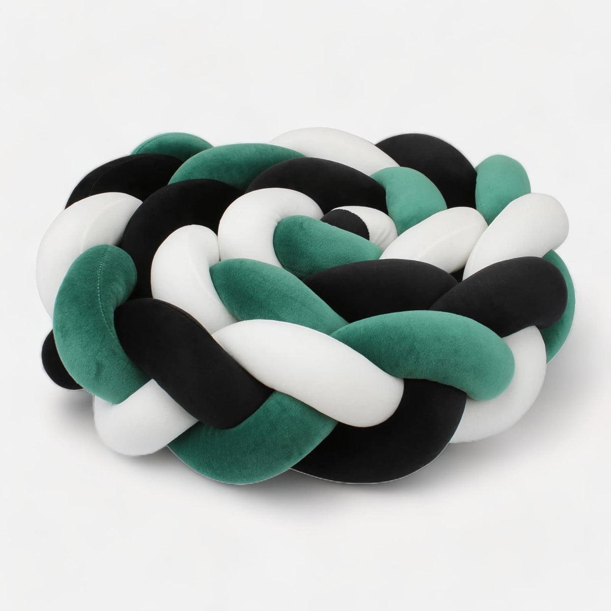 Velvet Braided Crib Bumper | Soft, Safe, and Stylish Design