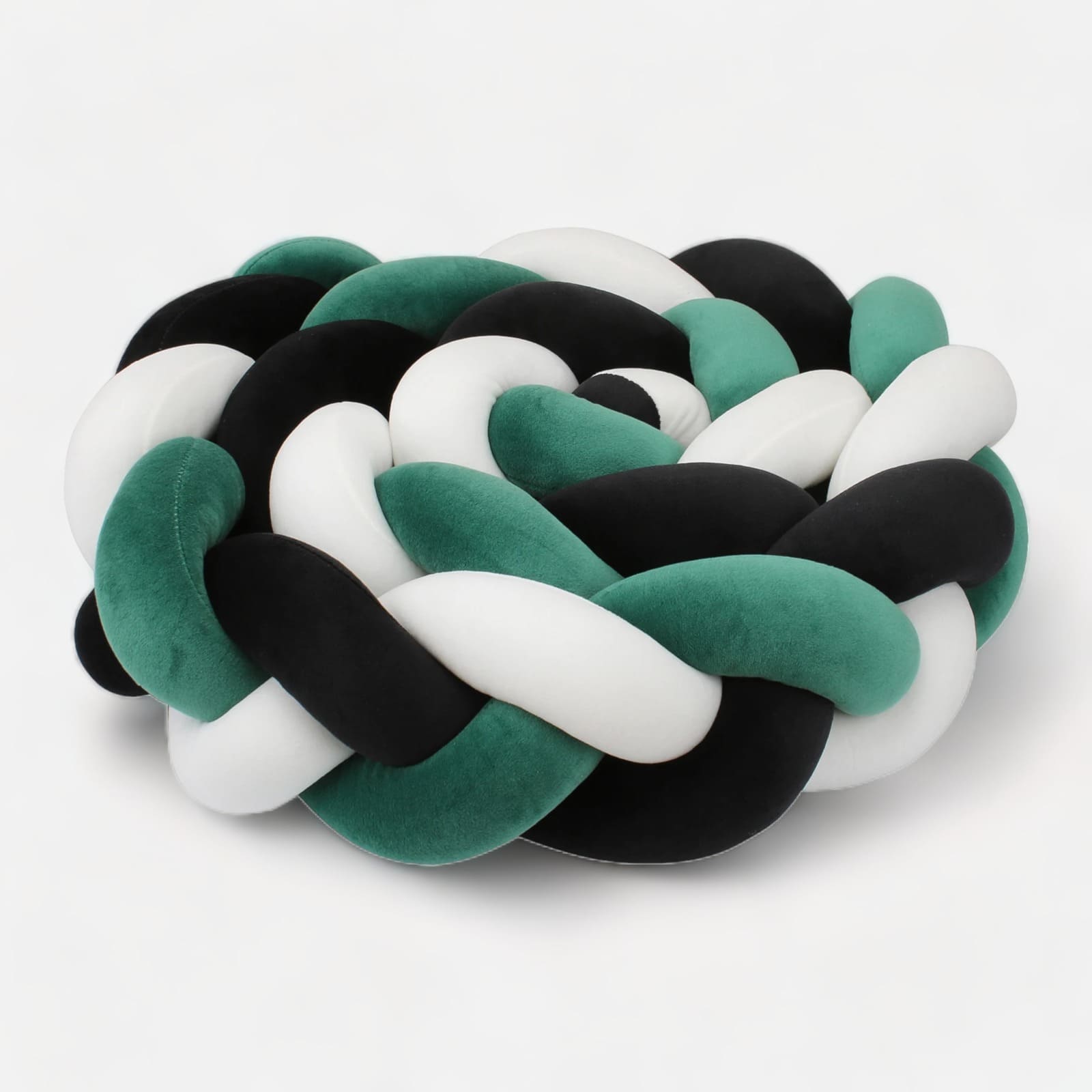 Velvet Braided Crib Bumper | Soft, Safe, and Stylish Design
