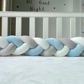 Braided Bed Guard for Babies | Soft Cotton Safety Braid
