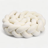 Yellow Braided Bed Bumper | Soft, Stylish, and Safe for Babies