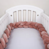 Terracotta Baby Bed Bumper | Soft Cotton Safety and Style