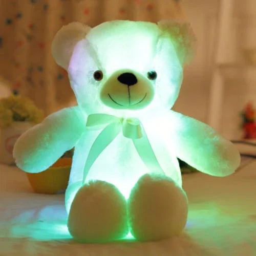 LED Teddy Bear Night Light | Soft Plush Comfort for Kids